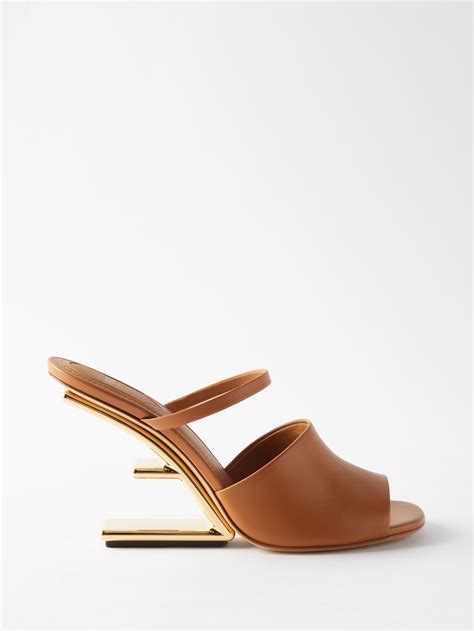 fendi sandals beige|Fendi high heels sandals.